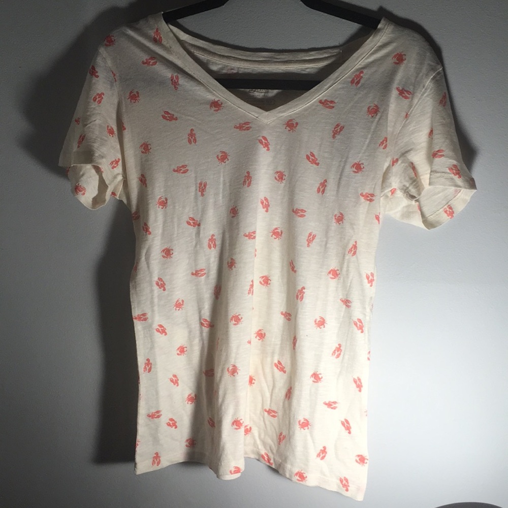 Everyday, lobster patterned tee
